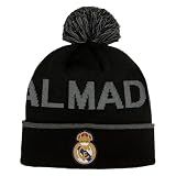 Icon Sports Officially Licensed Real Madrid CF Beanie - Unisex Adult - RM75BN Black