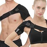 CDFZ Shoulder Brace for Men and Women for Torn Rotator Cuff,Arm Sling Shoulder Immobilizer,Shoulders Compression Sleeve and Support For Pain Relief,Adjustable,Suitable for Both Left and Right Arms