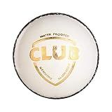SG Club Leather Ball, Four Pitch (White) Cricket Ball