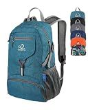 WATERFLY Small Lightweight Packable Backpack: 20l Hiking Daypack Man Woman | 20L,Recycled nylon material,Multi-compartment storage,Water-resistant,Everyday carry,Ultra Light Foldable Travel Day Pack