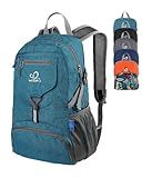 WATERFLY Small Lightweight Packable Backpack: 20l Hiking Daypack Man Woman