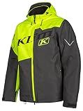 KLIM Instinct Crossover Snowmobile Winter Jacket Men's Small Hi-Vis - Asphalt