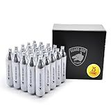 Guard Dog Security 12 Gram Co2 Cartridges, Non-Threaded, CO2 cartridges BB Gun, CO2 BB Pistol, CO2 Airsoft Pistol, and CO2 Paintball Markers, Snug fit, Solid Seal (Pack of 25)