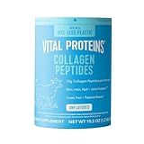 Vital Proteins Collagen Peptides Powder - Grass Fed Collagen Peptides for Hair, Nail, Skin, Bone & Joint Health, Unflavored, 27 Servings