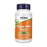 NOW Supplements, Ginger Root Extract 250 mg, Digestion*, 90 Veg Caps