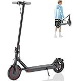 Electric Scooter - 8.5" Solid Tire, Powerful 350W Motor, Top Speed 19 MPH, Max 16 Miles Ranges, Load 264LBS, Aluminum Alloy Frame Foldable Commuting Escooter for Adults & Teens