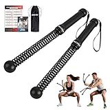 Weighted Ropeless Battle Ropes, Heavy Duty Portable Cordless Battle Ropes for Home Gym with Poster, Workout Exercise Rope for Strength Building, HIIT and Low-Impact Aerobic Training for Men & Women