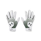 Under Armour Men's Clean Up Baseball Gloves, (101) White/Forest Green/Forest Green, Small
