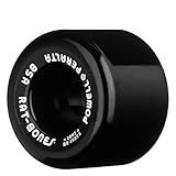 Powell Peralta Rat Bones Skateboard Wheels 60mm 85a - Black (4 pack)