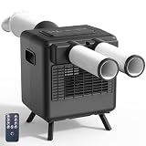 Disaenvir Tent Air Conditioner 3300BTU 110V, No Battery, Black