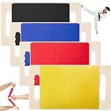 Noamus 4 Pack Rebreakable Punching Board with Handles, 16.5"x9" Taekwondo Karate MMA Boards, Reusable Plastic Training Breaking Boards, Martial Arts Boxing Training Equipment for Adults, 4 Levels