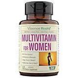 Multivitamin for Women - Daily Womens Multivitamin & Multimineral with Vitamin A, C, D, E, B12, Zinc & More. Essential Vitamins for Women for Energy, Focus, Hair Growth & Overall Health. 60 Capsules