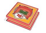 YouTheFan NFL Kansas City Chiefs 3D StadiumView Coasters - Arrowhead Stadium