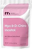 Micro Ingredients Myo-Inositol & D-Chiro Inositol Powder 1lb, 221 Servings | 40:1 Ideal Ratio Inositol Supplement for Women* | Support Hormonal Balance & Ovarian Health* | Non-GMO, Vegan, Filler-Free