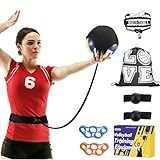 Volleyball Training Equipment, Volleyball Serve Trainer for Serving, Setting, Spiking And Pass Adjustable Volleyball Practice Equipment for Teens, Girls & Boys Gift for Volley Beginners & Experts