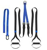 FITKIT Suspension Fitness Trainer System with Built-in Door Anchor | 700 lb Capacity, Non-slip TPE handles, adjustable cam buckles, full-body workout, home gym, includes mesh bag & poster