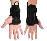 CTHOPER Impact Wrist Guard Fitted Wrist Brace Wrist Support for Snowboarding, Skating, Motocross, Street Racing, Mountain Biking, Weightlifting (M)