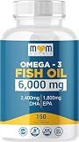 Omega 3 Fish Oil with Maximum EPA DHA - Supports Brain, Liver, Heart & Immunity - Made in The USA - 150 Softgels