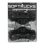 Softrucks Pair Skateboard Trucks (Set of 2), Black, One Size (TR-SFTR-BLK)