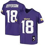 Youth Justin Jefferson Purple Minnesota Vikings Replica Player Jersey