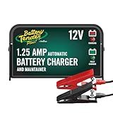 Battery Tender Plus 12V 1.25 AMP Car & Motorcycle Battery Charger and Maintainer, Float Charge for Automotive, and ATVs - Smarter Than a Trickle Charger