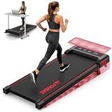 Walking Pad with Incline, FOUSAE 6.2MPH Walking Pad Under Desk Treadmill with 10% Incline, Full Screen LED Display, 2.75HP Brushless Drive, 12 HIIT Programs, Remote Control, 350 LBS Capacity
