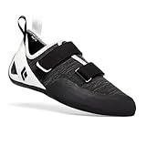 BLACK DIAMOND Men’s Momentum Rock Climbing Shoes | Engineered Knit Technology | 4.3mm Rubber Outsole | White/Black | Size 11.5