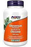 NOW Supplements, Chromium Picolinate 200 mcg, 250 Veg Caps