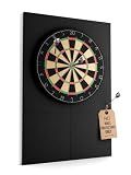 Fluxynara 35.4" x 23.6" Felt Dart Board Wall Protector, Black