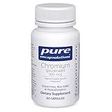 Pure Encapsulations Chromium (Picolinate) 500 mcg - for Lipid & Carbohydrate Metabolism* - Mineral Supplement - Superior Absorption Chromium Supplement - Vegan & Gluten Free - 60 Capsules