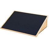 StrongTek Extra-Wide Wooden Slant Board, Fixed 25° for Deep Squats