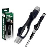 Golf Grip Trainer – Training Aid to Improve Proper Hand Position, Build Muscle Memory & Swing Consistency, Ideal for Beginner and Intermediate Golfers (Grey)