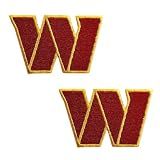 2Pcs W Popular Rugby Team Embroidery Patch Iron/Sew on Applique for Clothes Jeans & Jackets