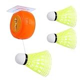 Zheararm Badminton Training Tool, Badminton Self Training Tool, Self-Study Stretch Badmintoninton Rebound Device for Indoor & Outdoor