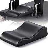 TOBWOLF Pilates Reformer Head and Neck Support Pillow, 10" x 5.9" Pilates Cushion Pillow with Adjustable Fixed Strap, Waterproof Pilates Assist Headrest Cushion Ideal for Yoga, and Fitness Training