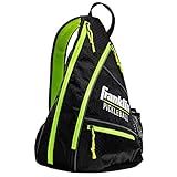 Franklin Sports Pickleball Bag - Men's and Women's Pickleball Backpack - Adjustable Sling Bag - Official Bag of U.S Open Pickleball Championships - Black/Optic, Black/Green