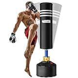 Dripex Free Standing Punching Bag for Adults, 69'' Boxing Bag with Stand