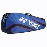 YONEX Badminton Kitbag BT5 | 2 Zipper Compartment for Storage of 3 Rackets and Clothes|, Royal Blue Navy, L, Sporty