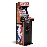 ARCADE1UP NBA Jam Deluxe 2-Player Control Panel Arcade Machine, Built for Your Home, 5 Foot Tall Cabinet with 3 Classic Games