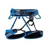 Mammut Ophir 3 Slide Climbing Harness for Men – Adjustable, Lightweight, and Durable Gear for Rock, Gym, and Sport Climbing, Dark Gentian, Small
