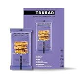 TRUBAR Vegan Protein Bar, Smother Fudger Peanut Butter, Gluten Free, Plant Based, High Fiber, Dairy Free, Low Fat, No Sugar Alcohols, 12G Lean Protein, 13G Fiber, Healthy Snack Bars, 12 CT