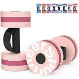 Water Weights Aquatic Exercise Dumbbells: Sportneer Pool Weights Dumbbells With Easy Handle Strip High Density EVA Foam Aqua Fitness Barbells Equipment Set of 2 for Water Aerobics Workouts Weight Loss
