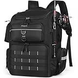 Shupaii Large Fishing Backpack, Waterproof fishing bag with Rod Holders, 45L Tackle Box Backpack, Fishing Gear Gifts for Men