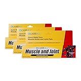 CareAll Muscle & Joint Vanishing Scent Gel, 3.0 oz. (3 Pack), Non-Greasy, Pain Relief Gel for Muscle, Back and Minor Arthritis, Topical Analgesic, 2.5% Menthol