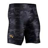 Onvous Men's Athletic Swim Jammers | Size 28-38, Black, Camo