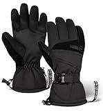 Tough Outdoors Waterproof Gloves Women - Ski Gloves Men - Warm for Winter Cold Weather Snow & Snowboarding - Men's Women's