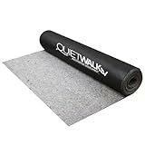 QuietWalk LV 360 Sq Ft Flooring Underlayment for Luxury Vinyl, Laminate & Engineered Wood, LVT, SPC, WPC, Sound & Moisture Protection, Made in USA