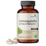 Futurebiotics Ashwagandha Extra Strength Stress & Mood Support with BioPerine - Non GMO Formula, 100 Vegetarian Capsules