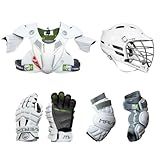 4-Piece Maverik MX Intermediate Lacrosse Set with Cascade CPV-R Helmet (No Stick Included)