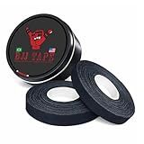 REBEL X BJJ Tape - Athletic Finger Sports Tape for Brazilian Jiu-Jitsu, 1/2 inch X 45 feet, Martial Arts, MMA, Sports Wrap, Athletic Tape, Strong Adhesive, Injury Support, 2-Pack (Black)